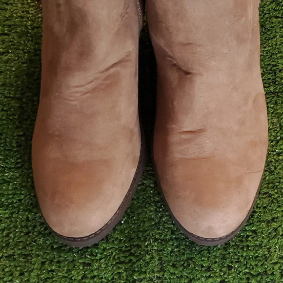 NWT Bongo Womens Zipper Up Ankle Booties with Fringe & Rivet Side Design - Picture 2 of 13